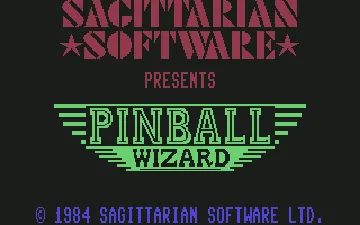 Pinball Wizard (UK) (1985) screen shot title